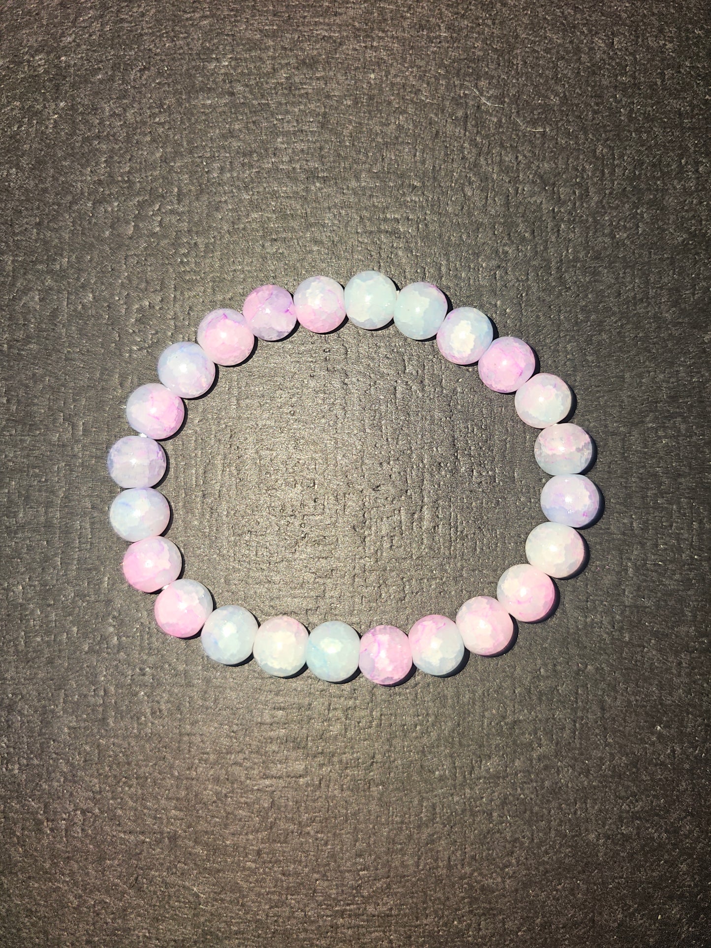 Crackle glass beads