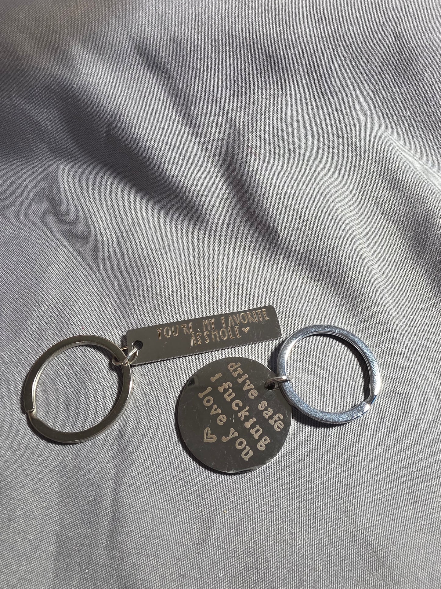 Potty Word Keychain w/ LOVE