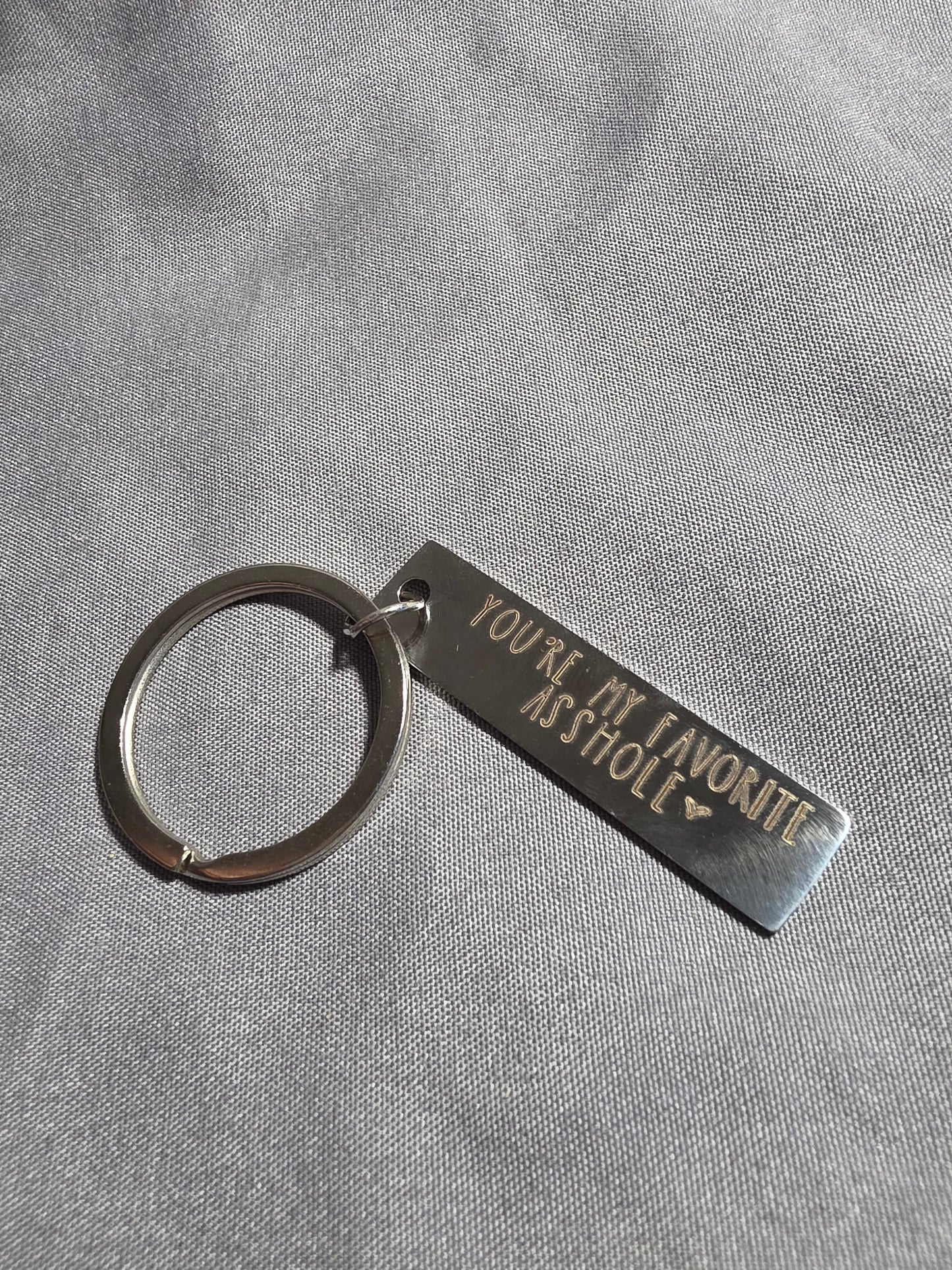 Potty Word Keychain w/ LOVE