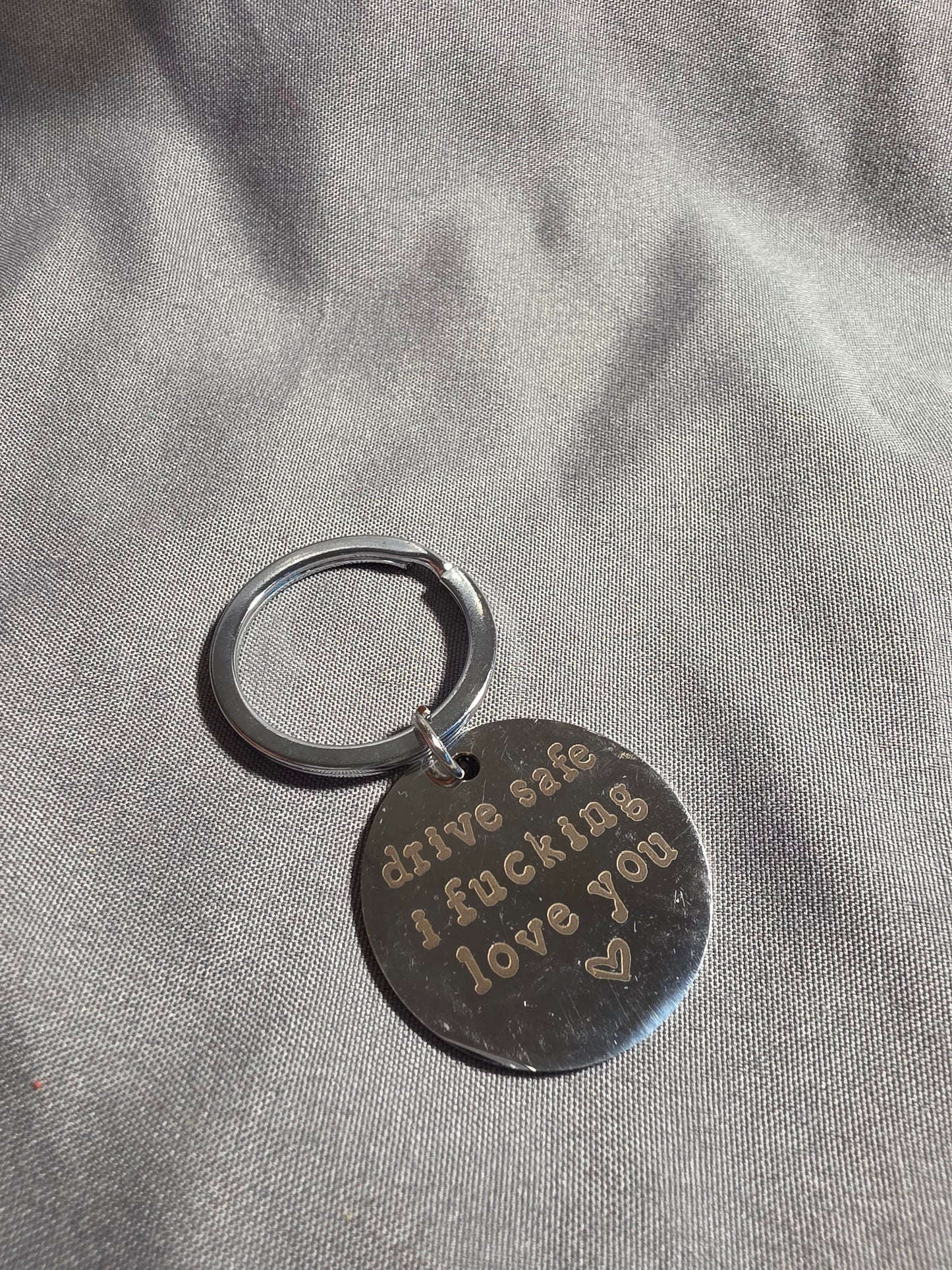 Potty Word Keychain w/ LOVE